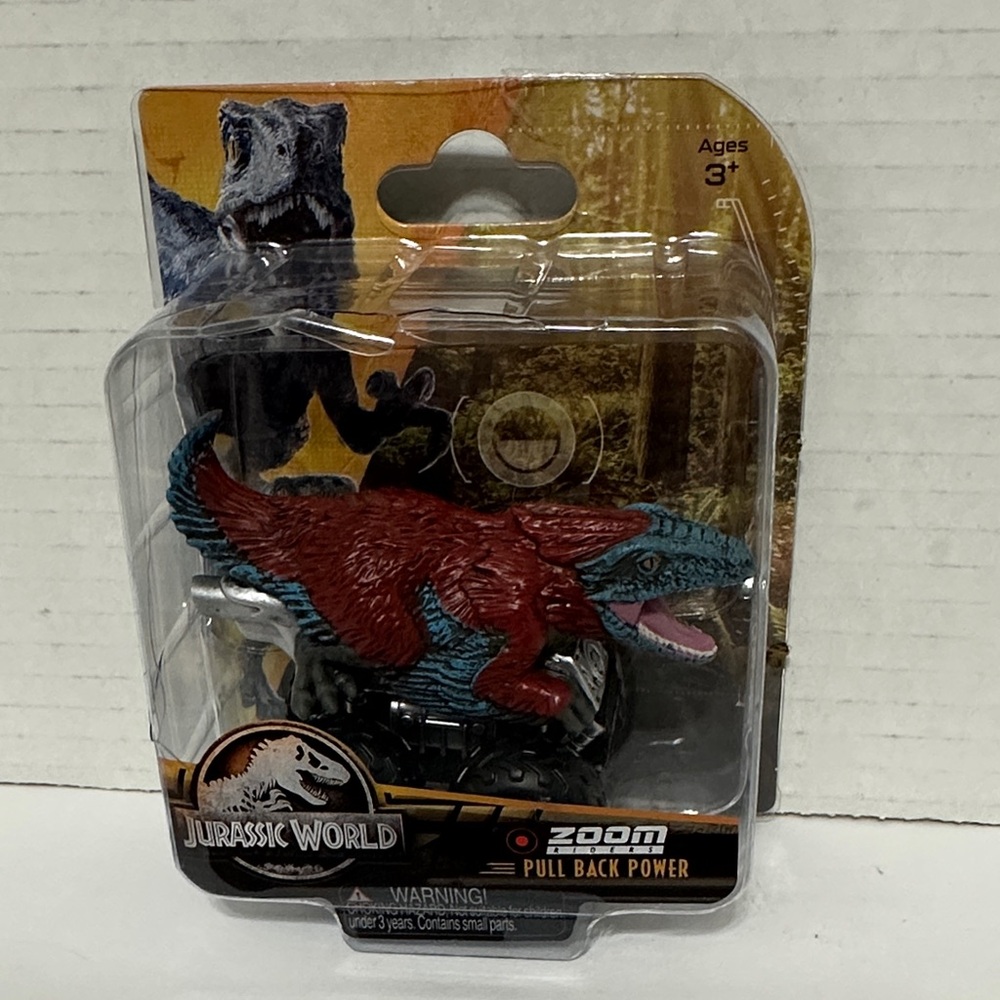 Jurassic Park Zoom Pull Back Dinosaur Collector Toy